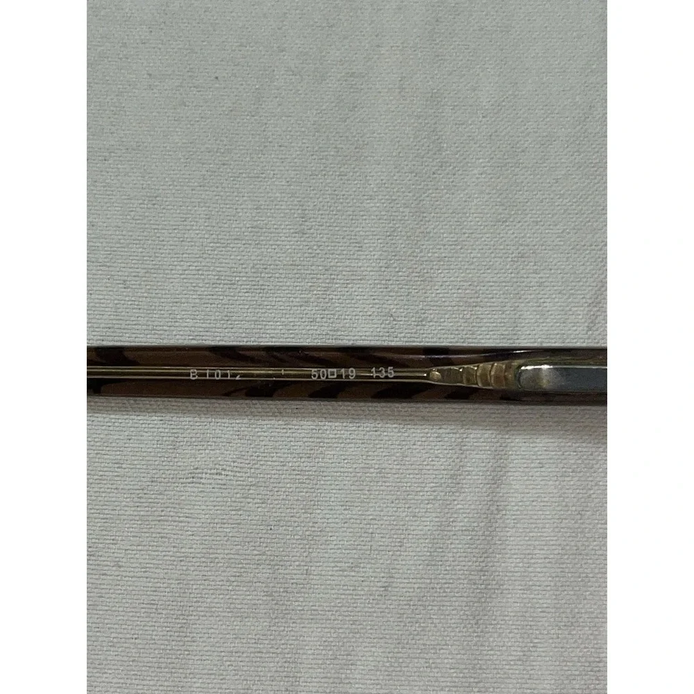 Burberry Eyeglasses B 1012 1012‎ Brown Half Rim Frame Italy 50[]19 135
